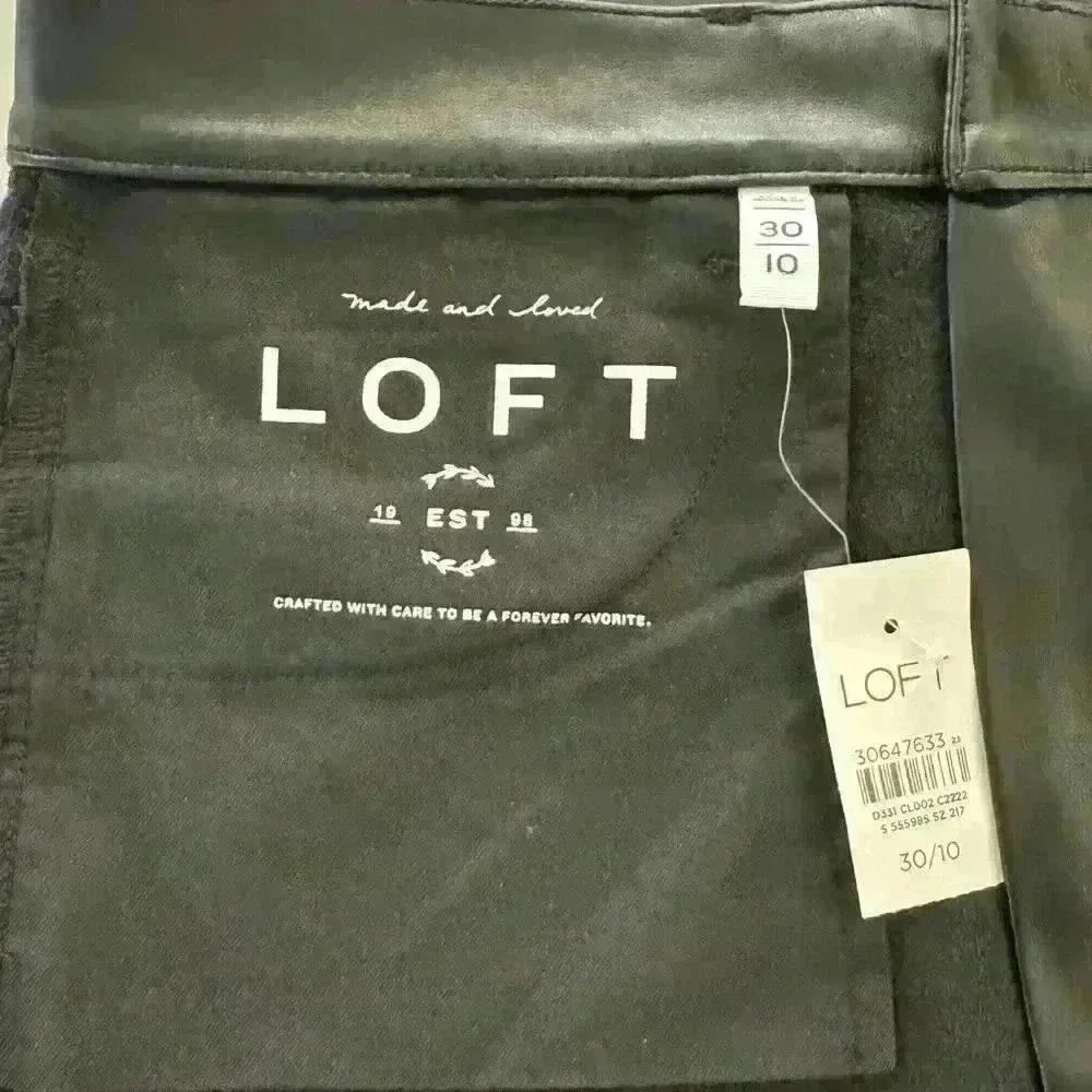 LOFT ANN TAYLOR Faux Leather Pants